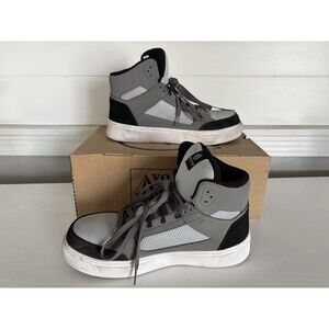 Volcom Mens EVOLVE Black Leather Work & Safety Boots 8 M